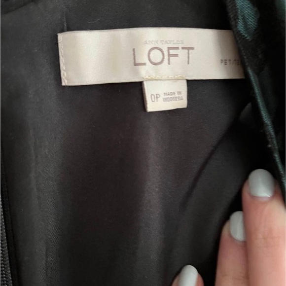 Loft 0P leopard dress - Picture 3 of 4